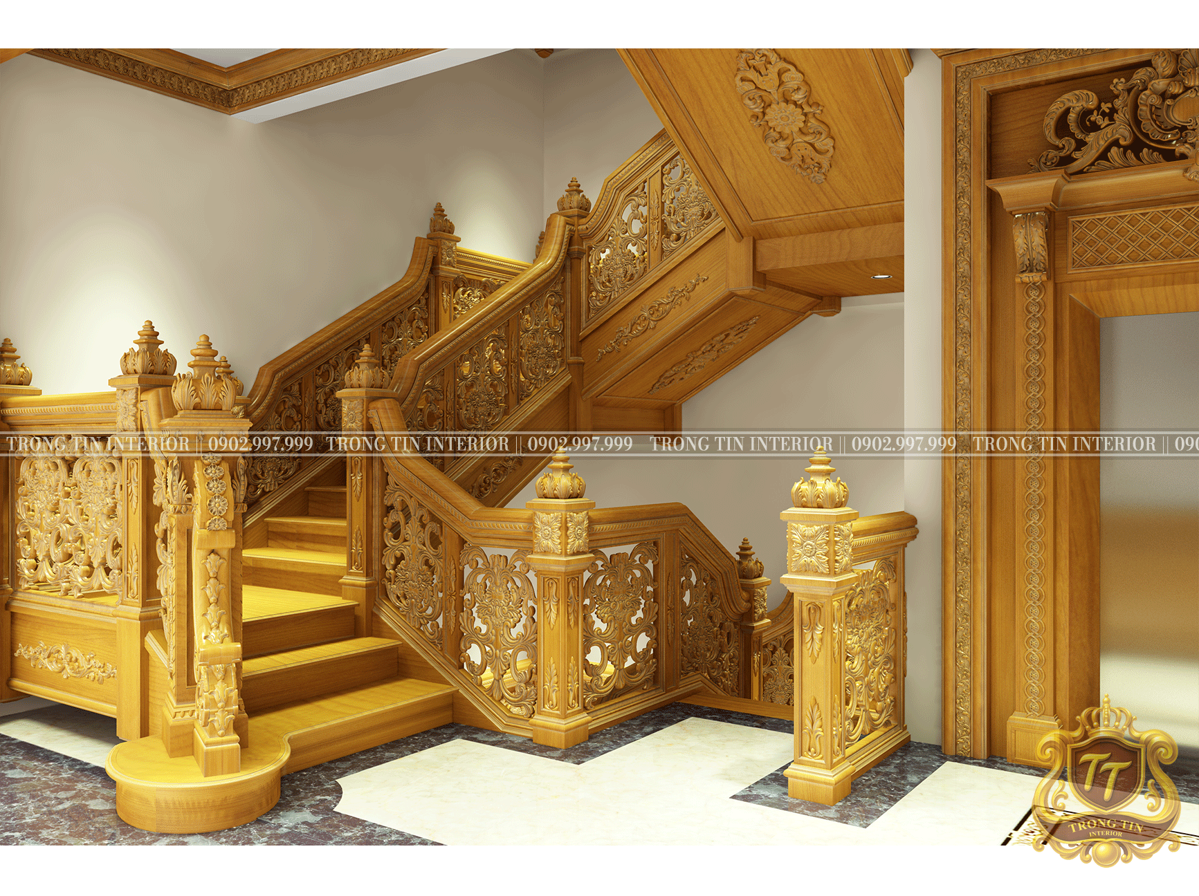 Cầu Thang Cổ Điển Mẫu 2