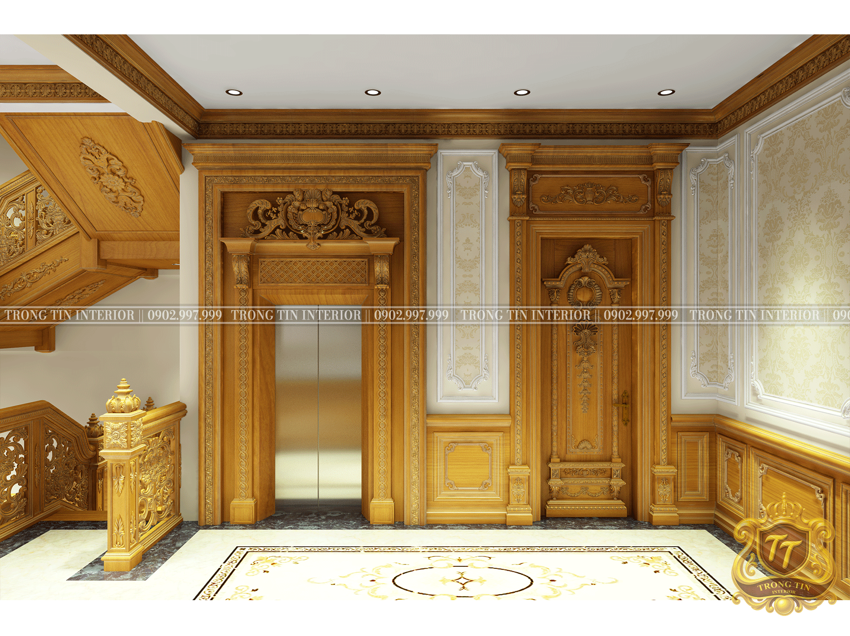 Cầu Thang Cổ Điển Mẫu 2