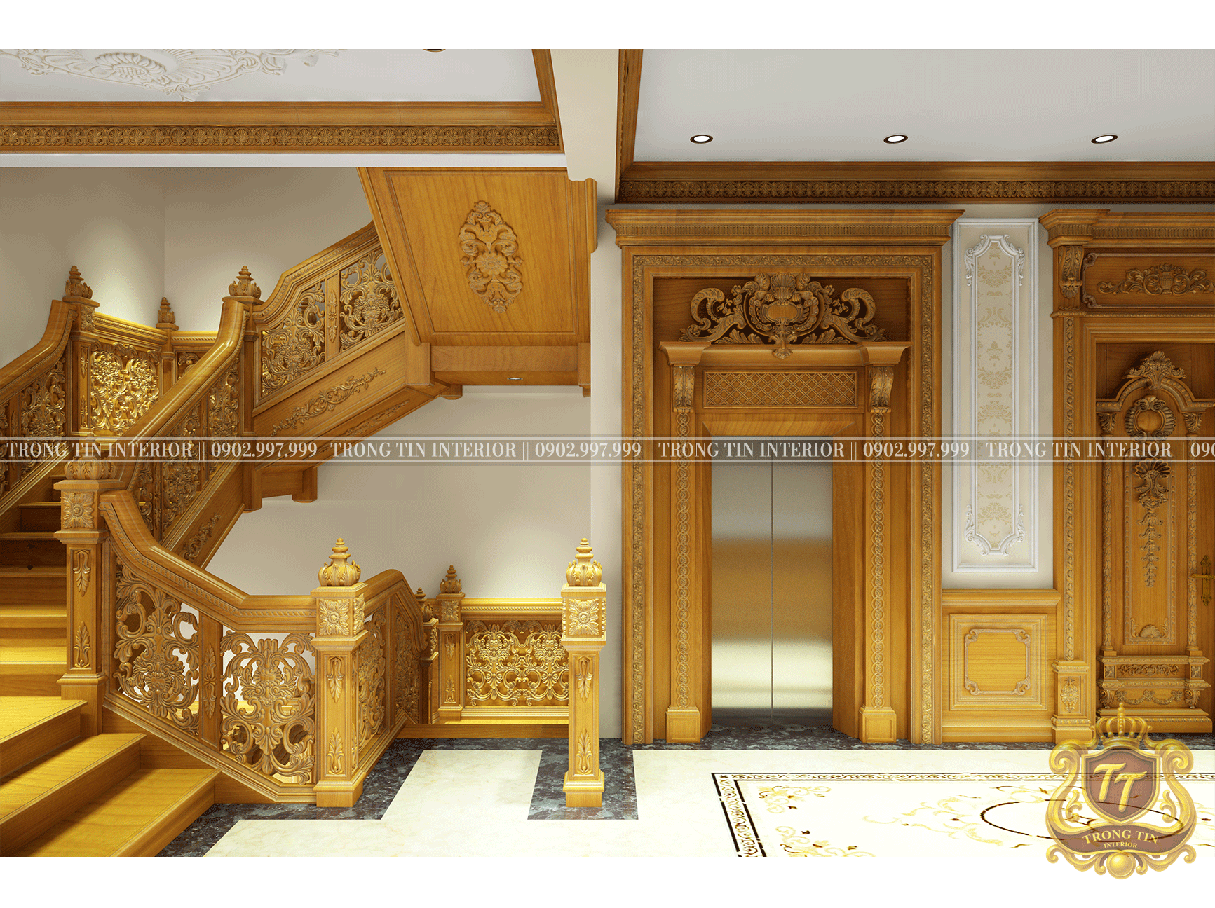 Cầu Thang Cổ Điển Mẫu 2