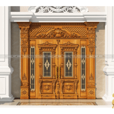 Cửa Mặt Tiền Cổ Điển Mẫu 8