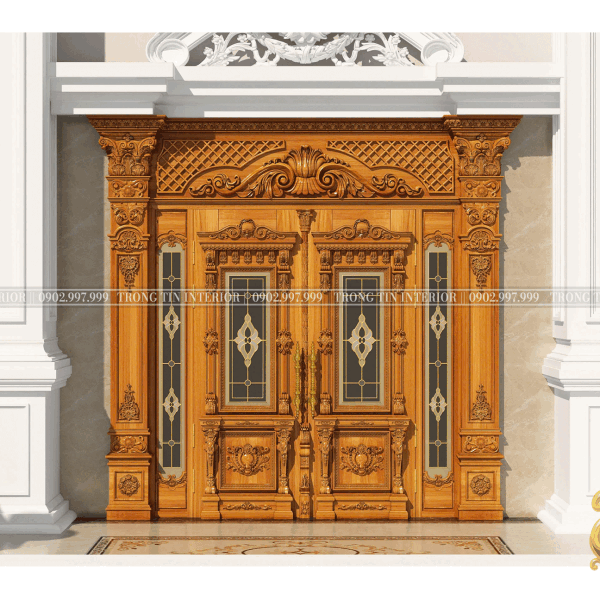 Cửa Mặt Tiền Cổ Điển Mẫu 8