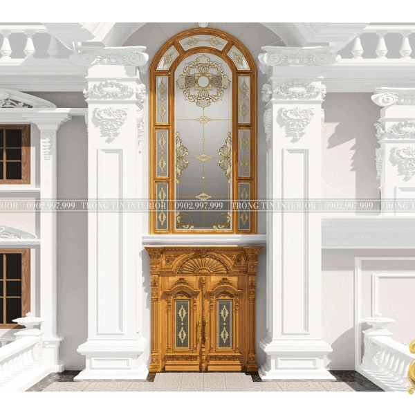 Cửa Mặt Tiền Cổ Điển Mẫu 9