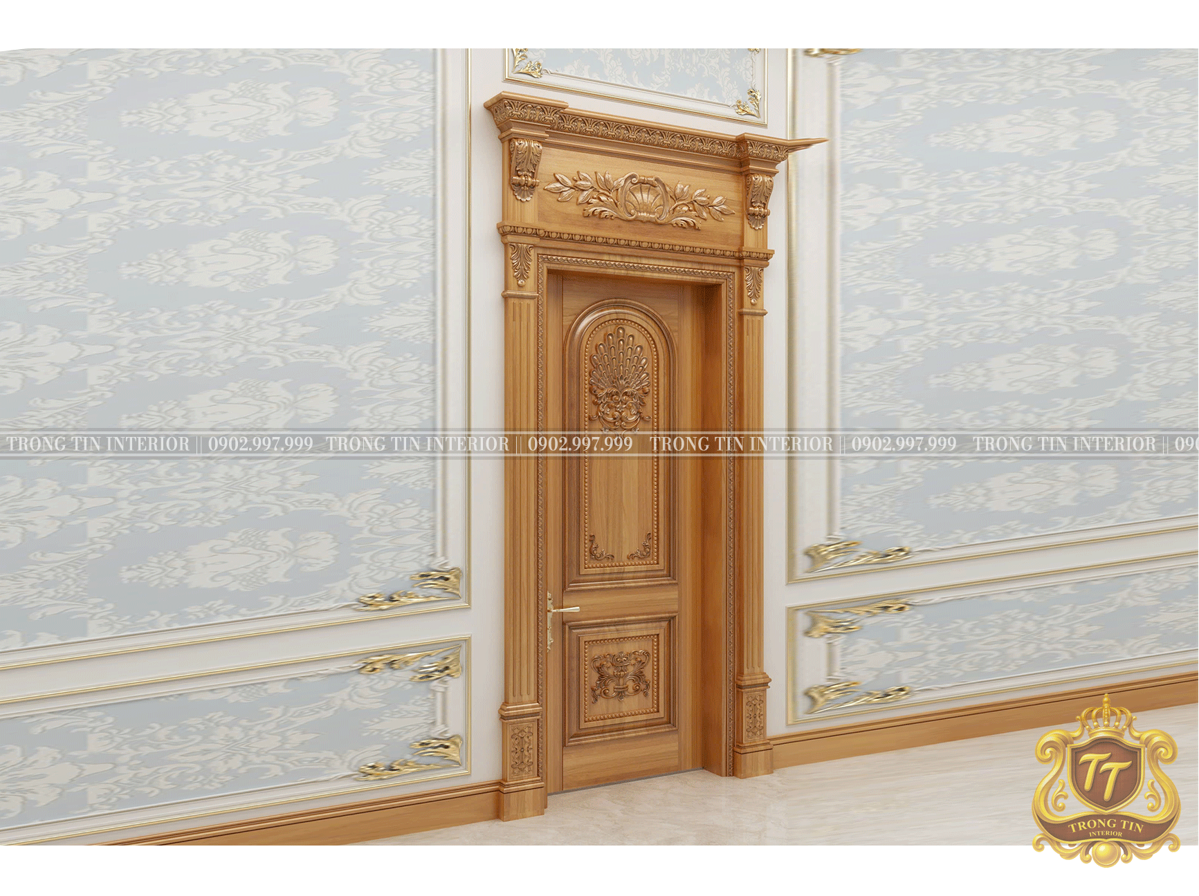 Cửa Phòng Cổ Điển Mẫu 2