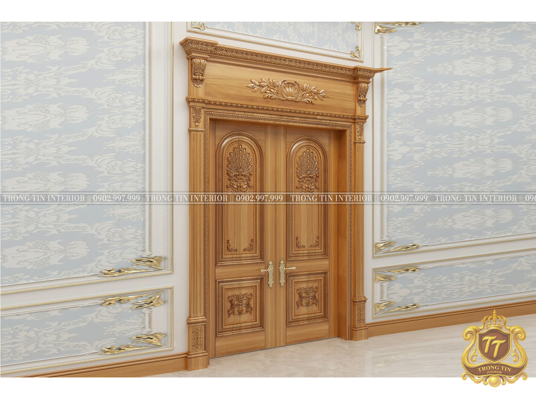 Cửa Phòng Cổ Điển Mẫu 3