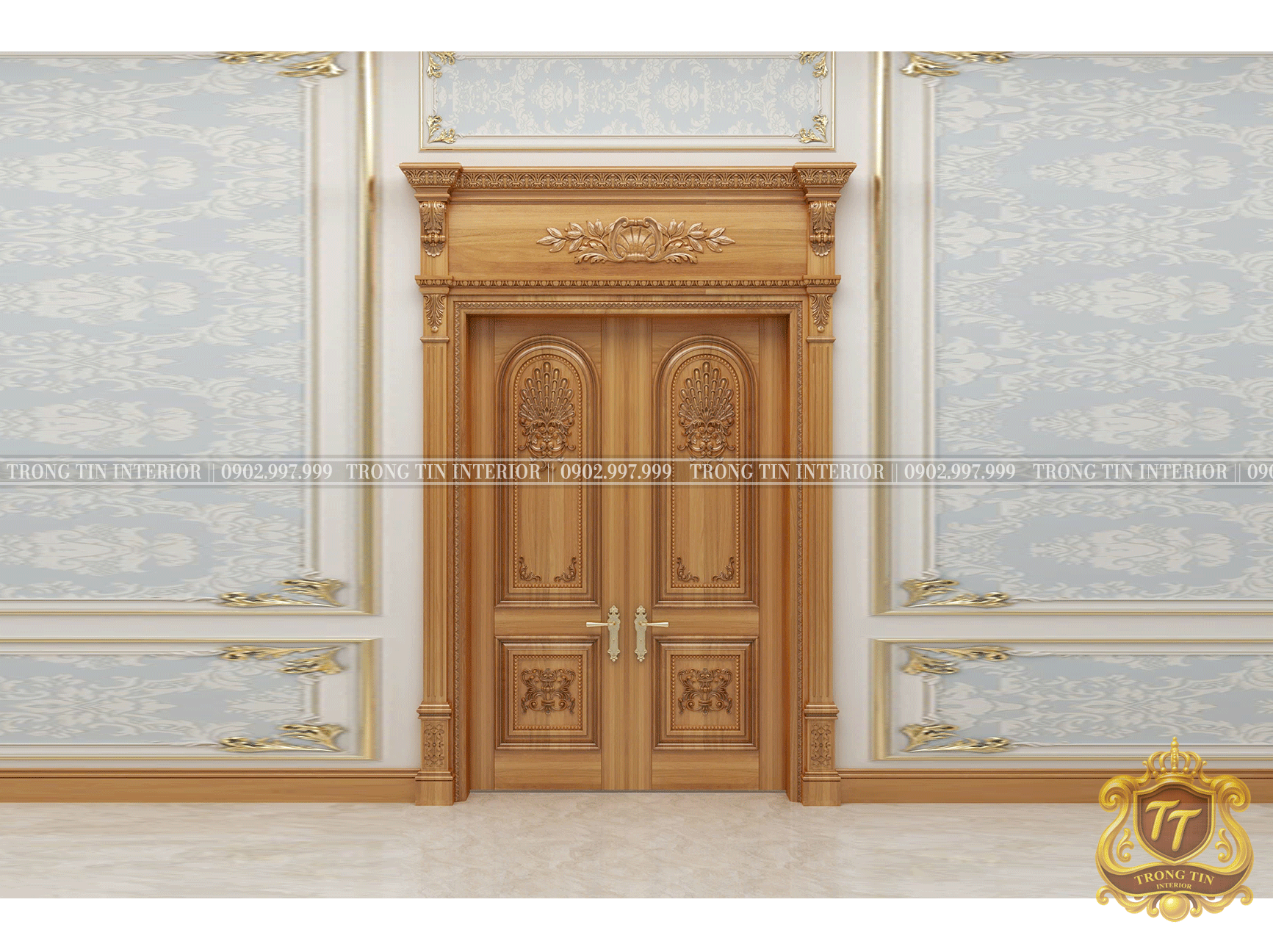 Cửa Phòng Cổ Điển Mẫu 3