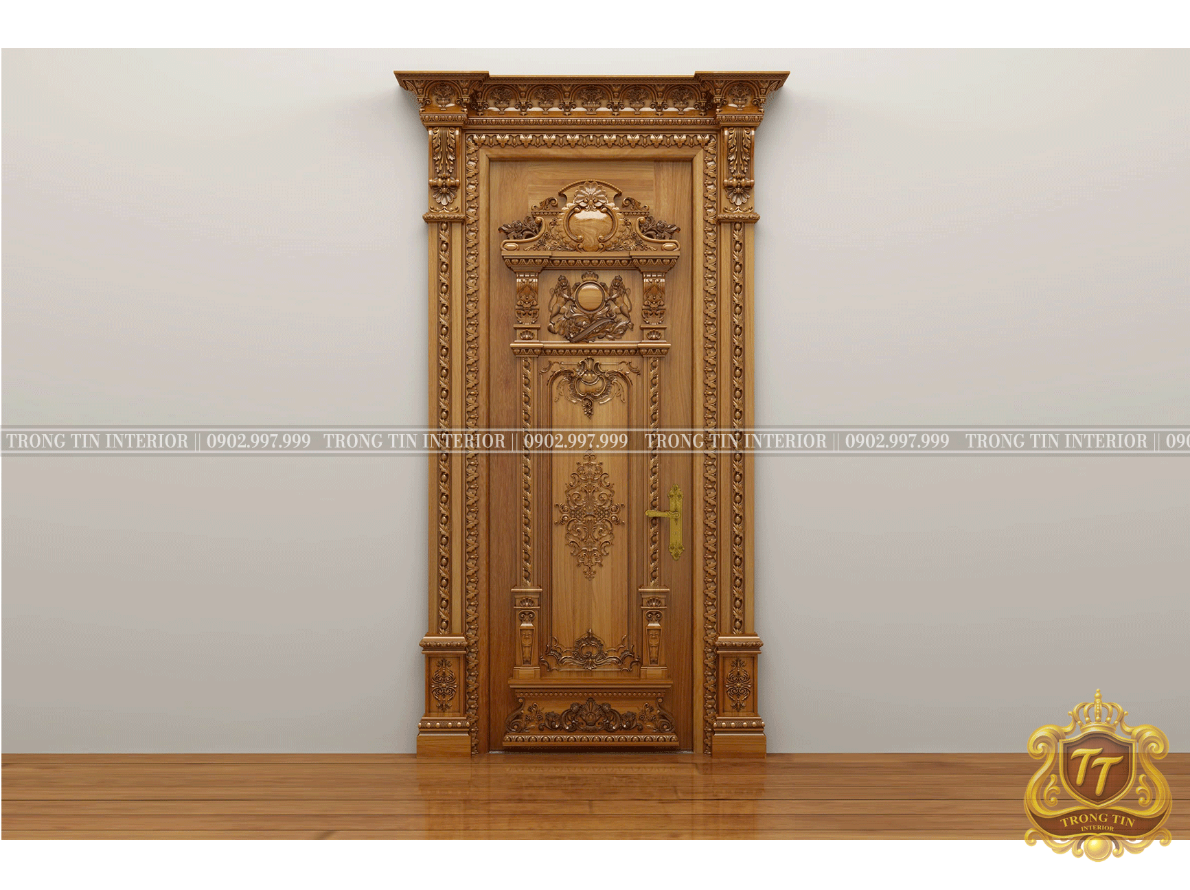 Cửa Phòng Cổ Điển Mẫu 4