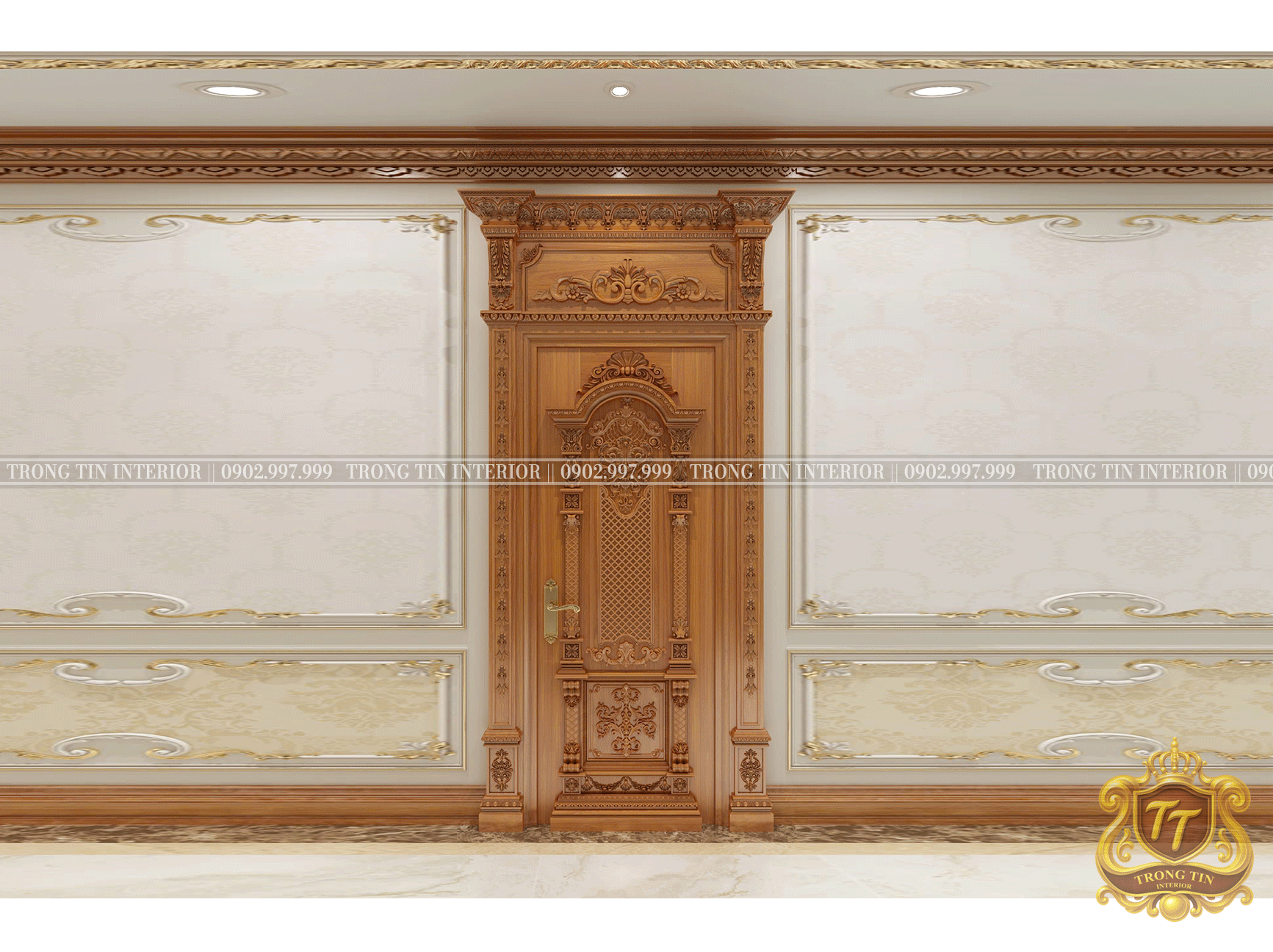 Cửa Phòng Cổ Điển Mẫu 6