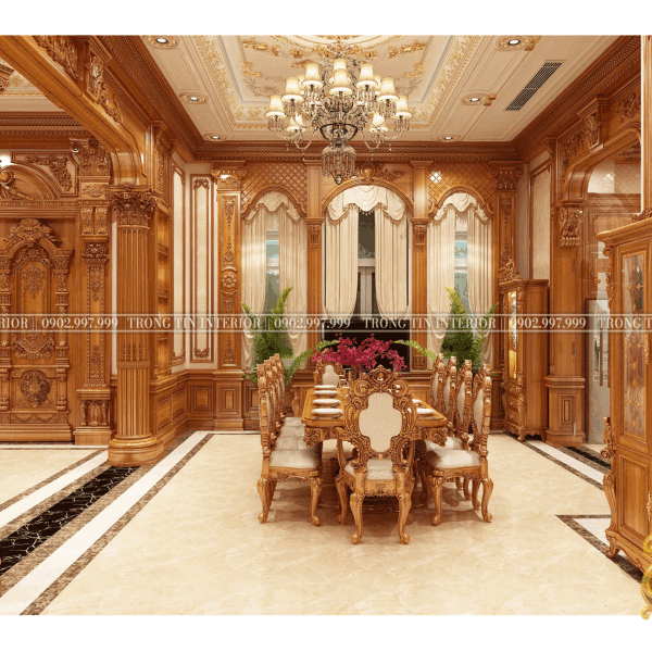 Phòng Bếp Cổ Điển Mẫu 7