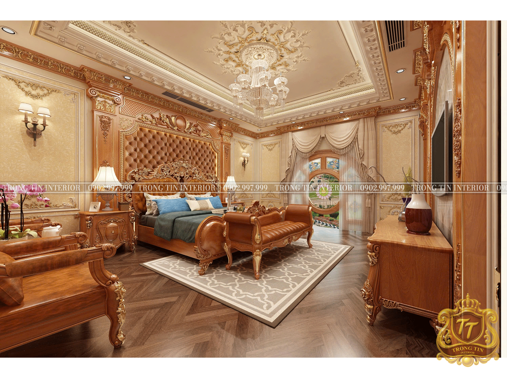 Phòng Ngủ Cổ Điển Mẫu 5