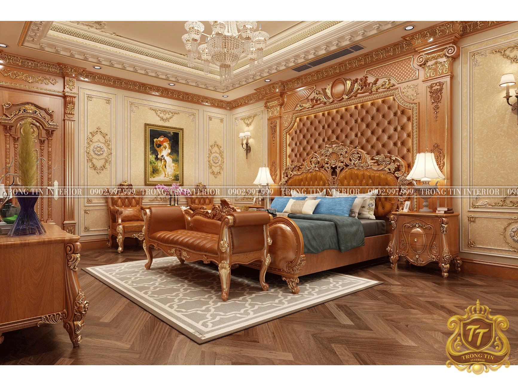 Phòng Ngủ Cổ Điển Mẫu 5