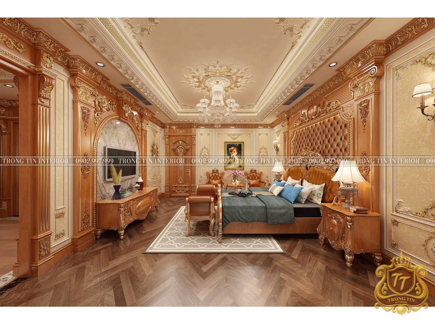 Phòng Ngủ Cổ Điển Mẫu 5