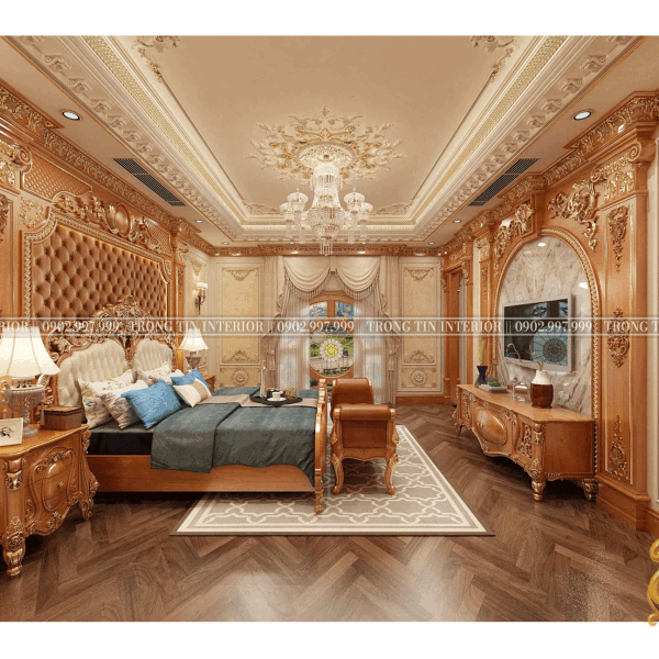 Phòng Ngủ Cổ Điển Mẫu 5