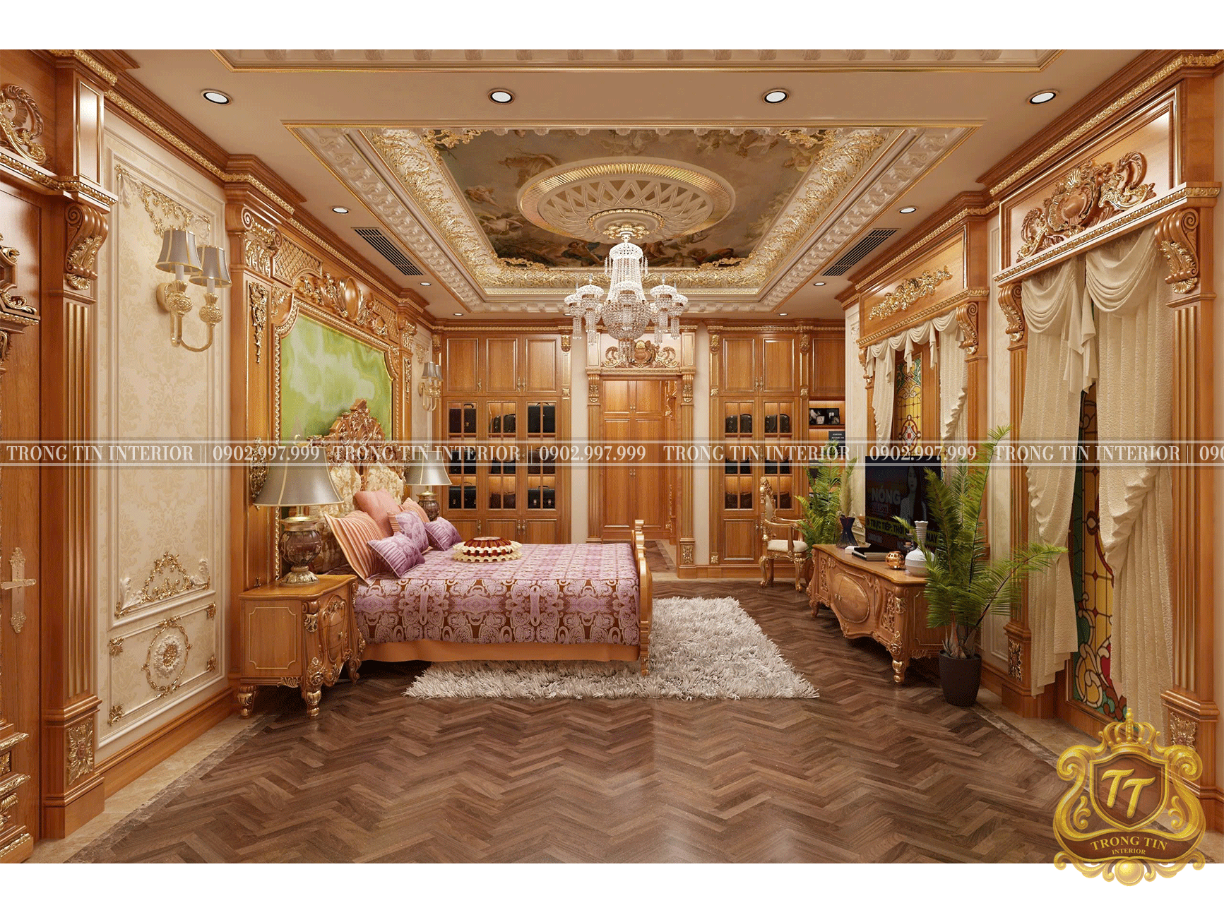 Phòng Ngủ Cổ Điển Mẫu 6