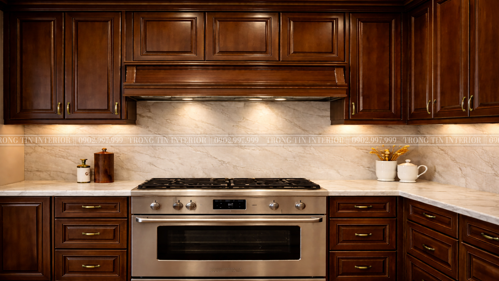 Hệ bếp âm kết hợp hiện đại