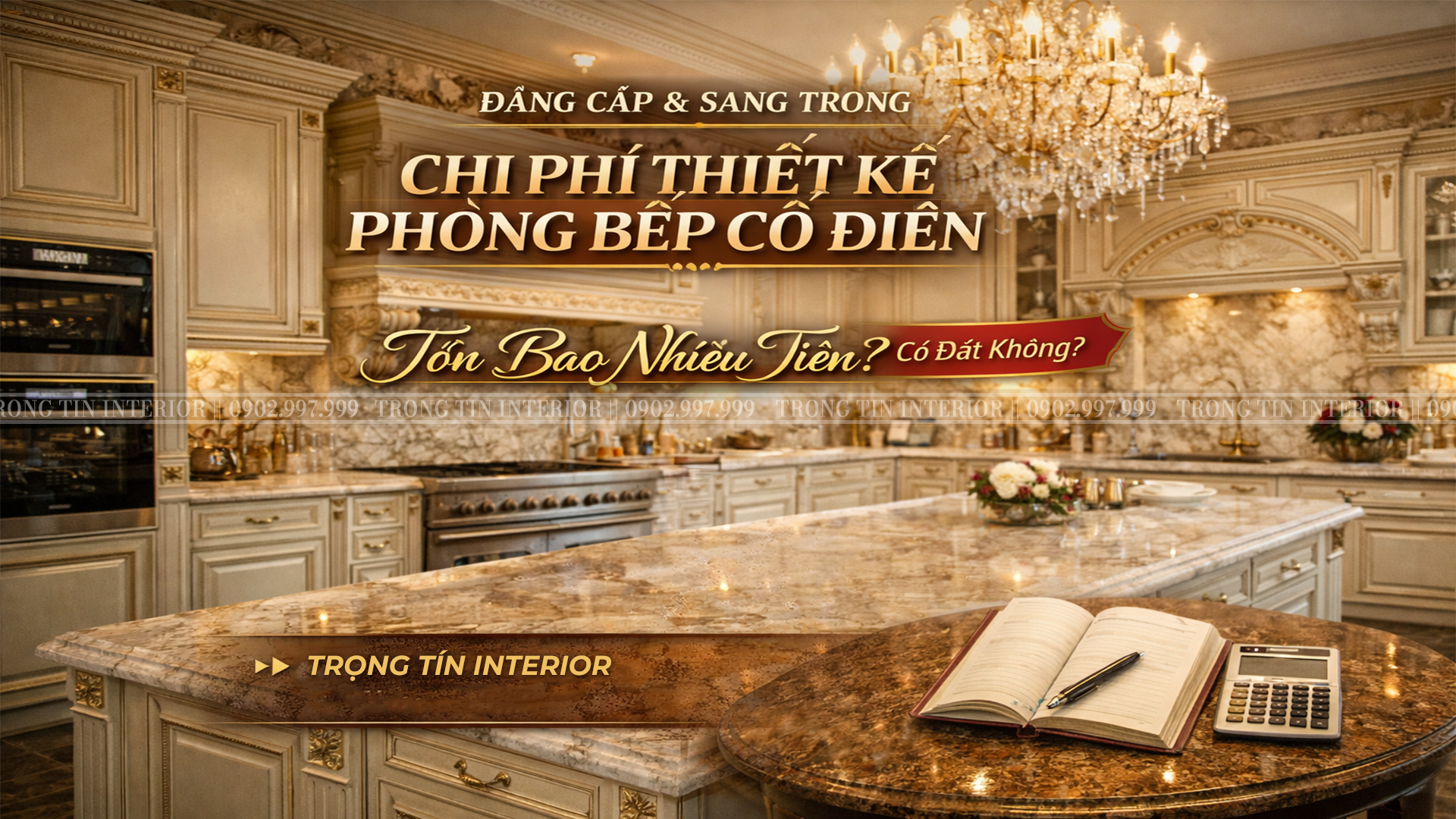 Chi phí thiết kế và thi công nội thất cổ điển