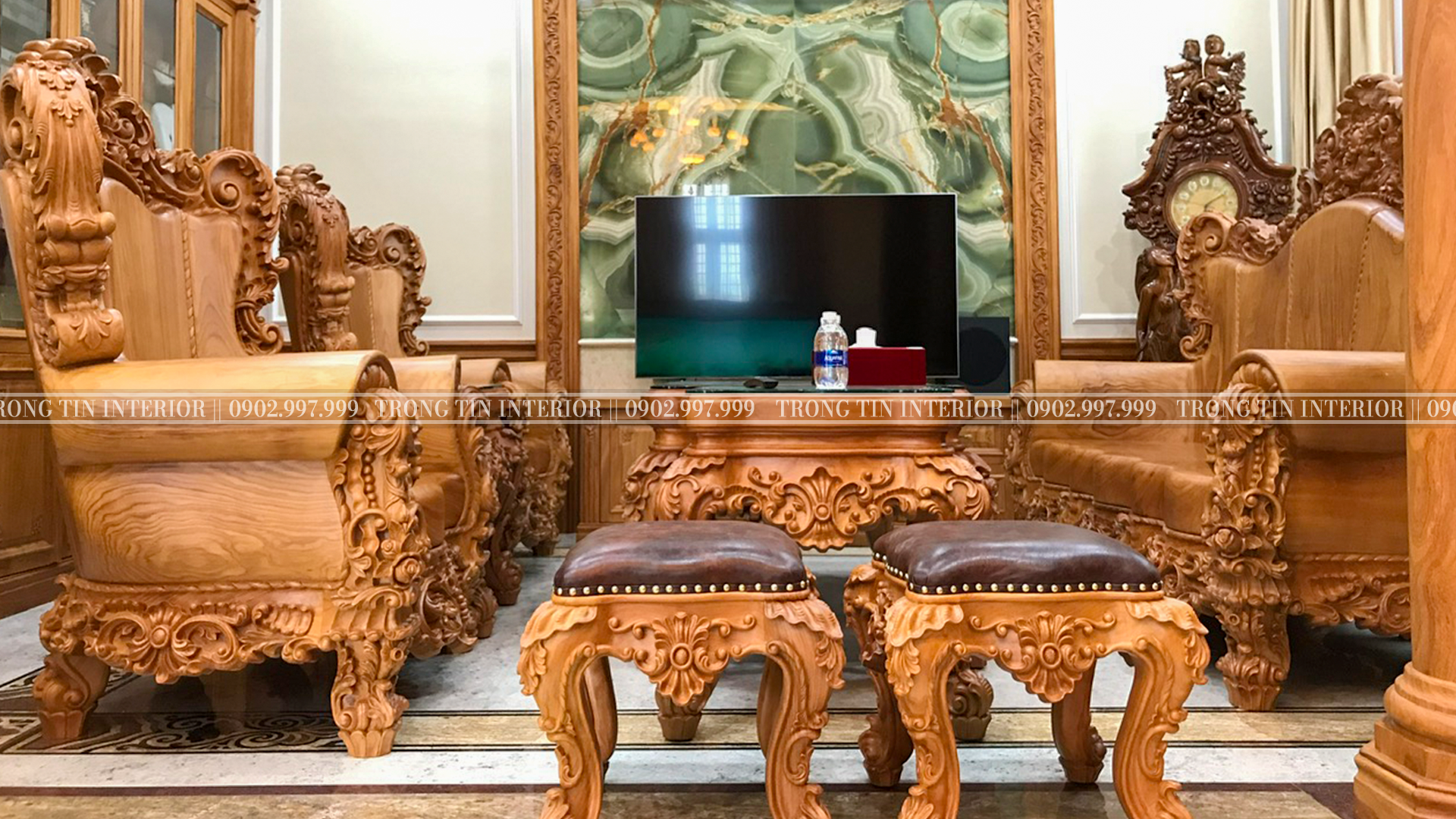 Bộ Bàn Ghế Phòng Khách - Trọng Tín Interior