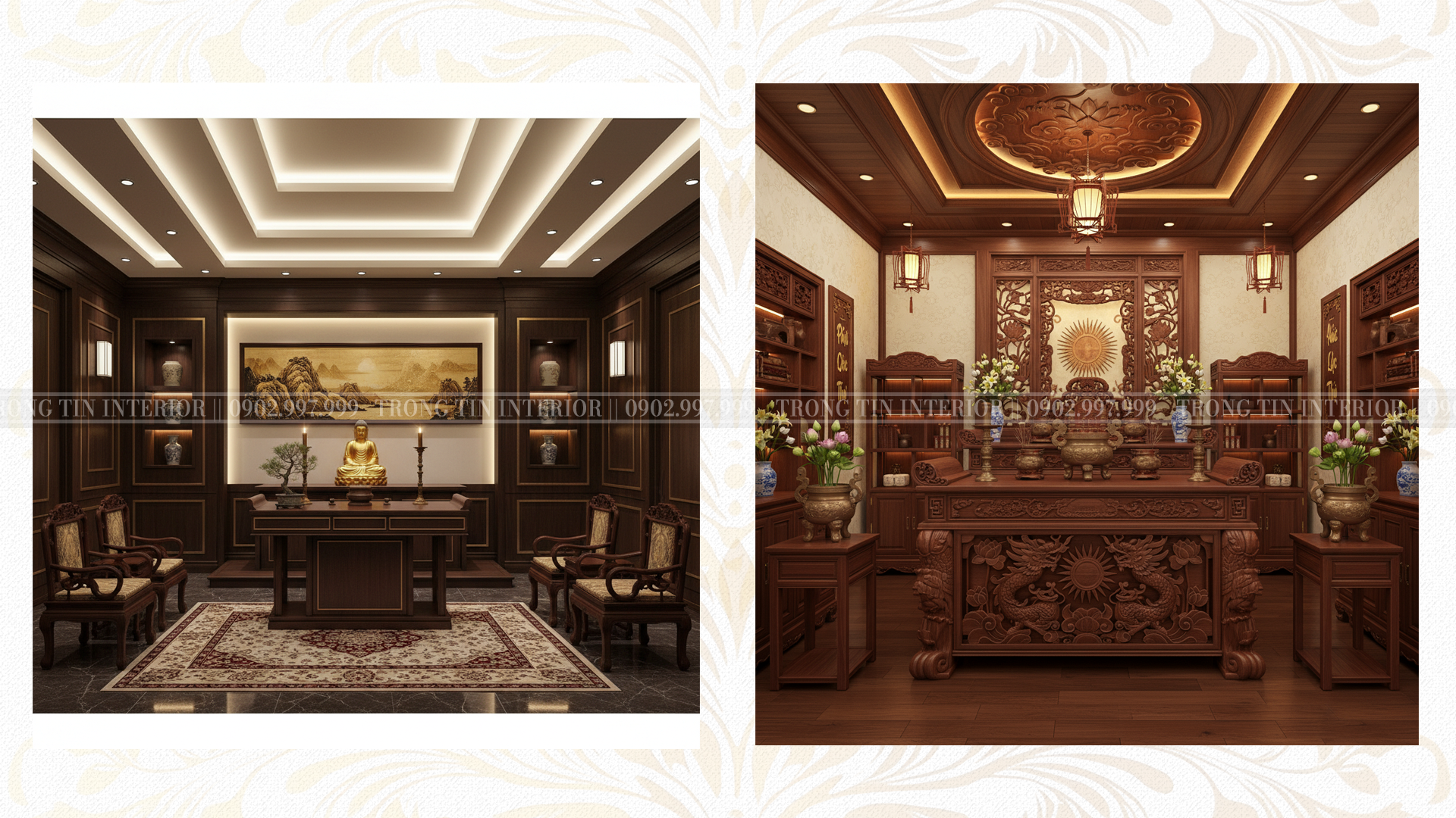 Phòng Thờ Cổ Điển Và Tân Cổ Điển - Trọng Tín Interior