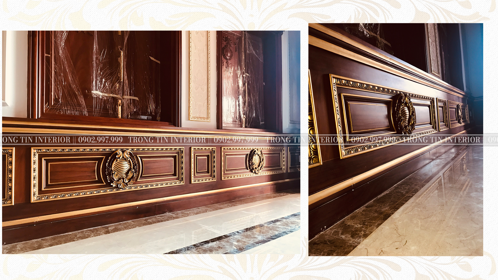 Chi Tiết Kết Hợp Giác Vàng - Trọng Tín Interior