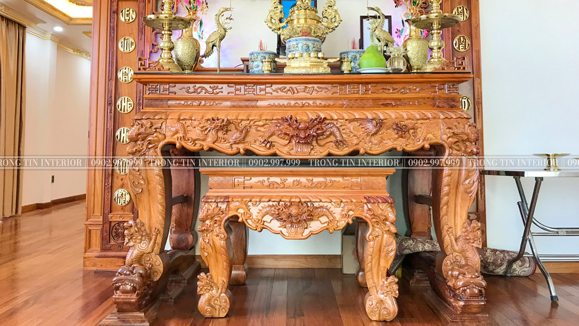 Không gian phòng thờ - Trọng Tin Interior