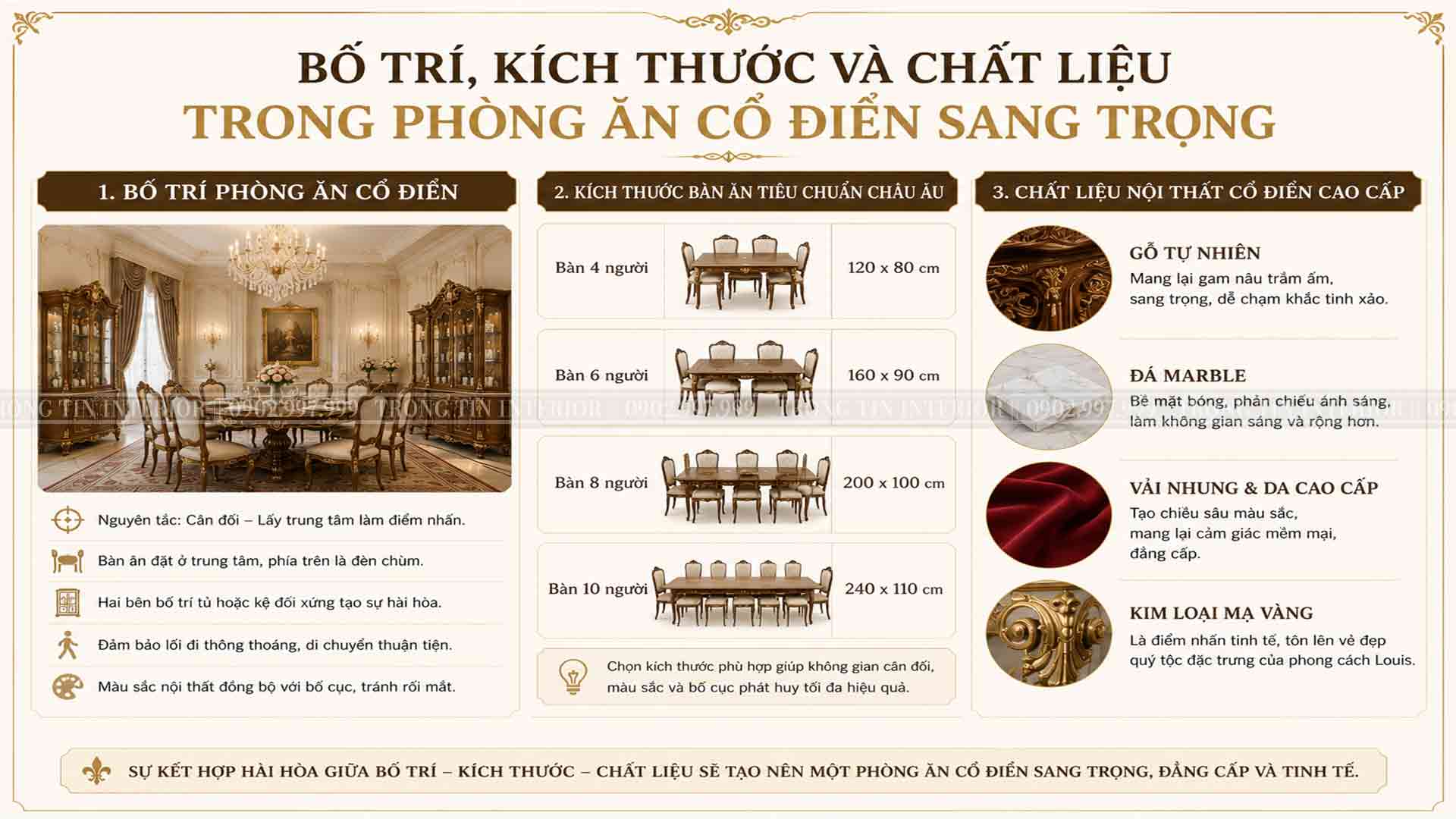 Bố trí kích thước và số liệu