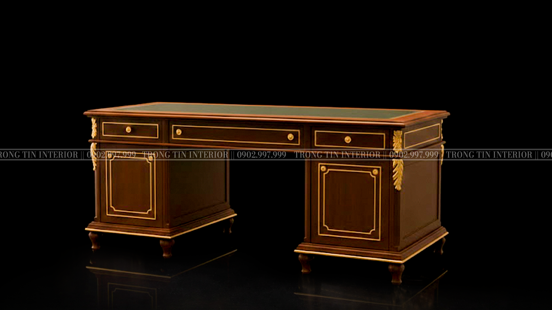 Bàn làm việc cổ điển 3 - Trọng Tín Interior