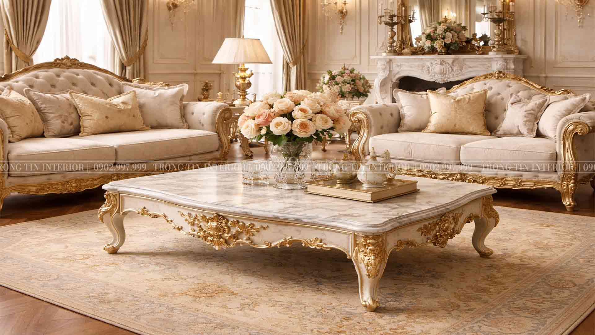 Bàn Trà Phong Cách Louis