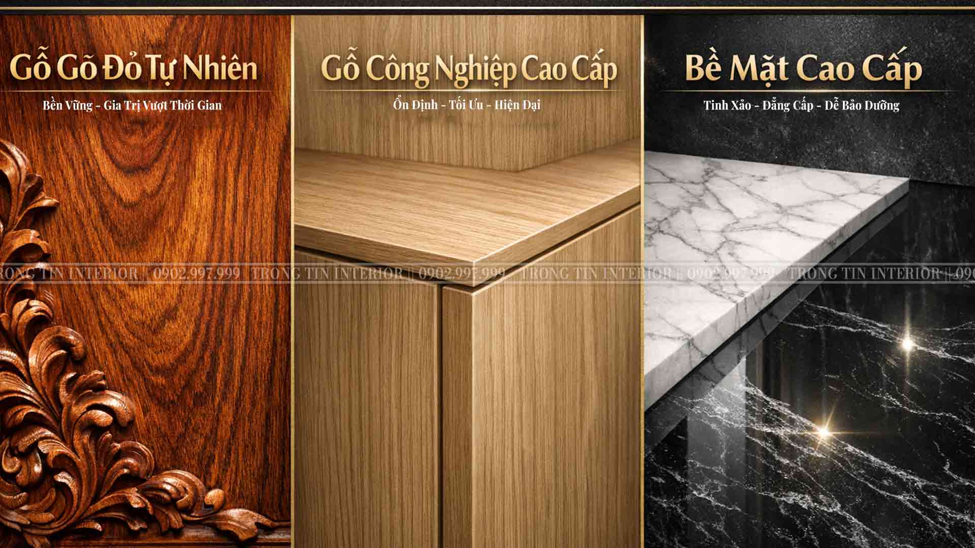 Chất liệu được sử dụng trong chế tác