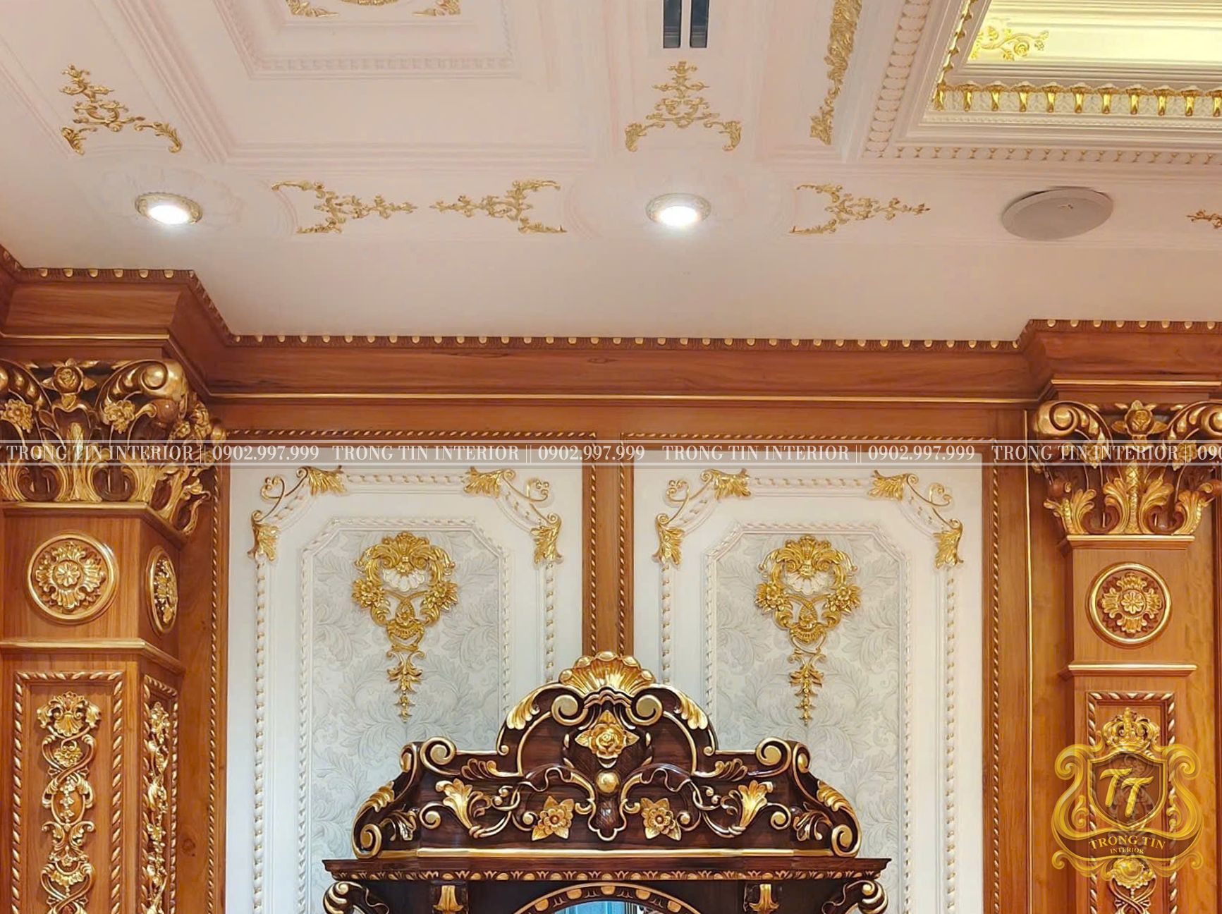 Trang trí trần và phào chỉ - Trọng Tín Interior