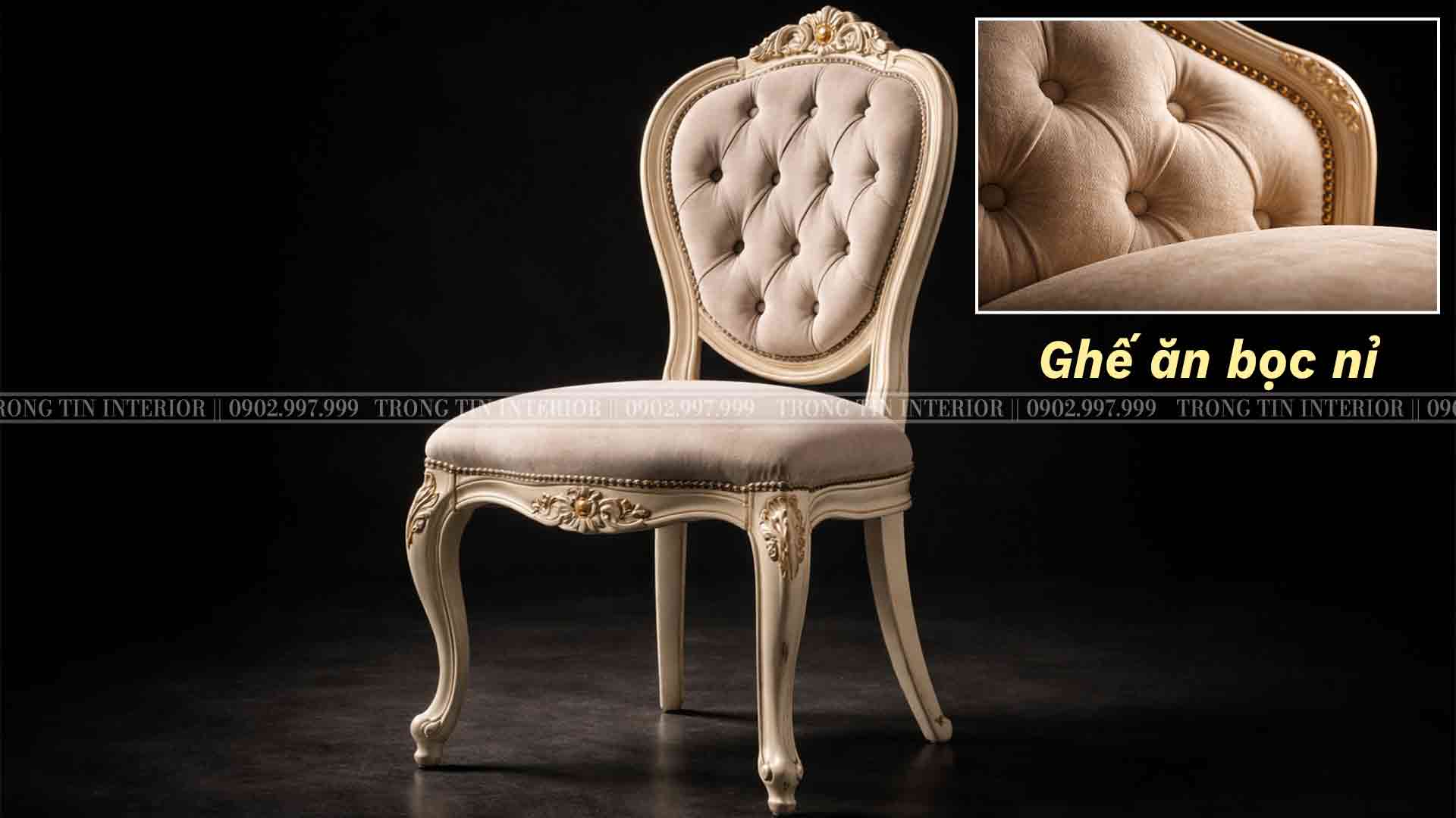 Hình ảnh ghế ăn được bọc nỉ