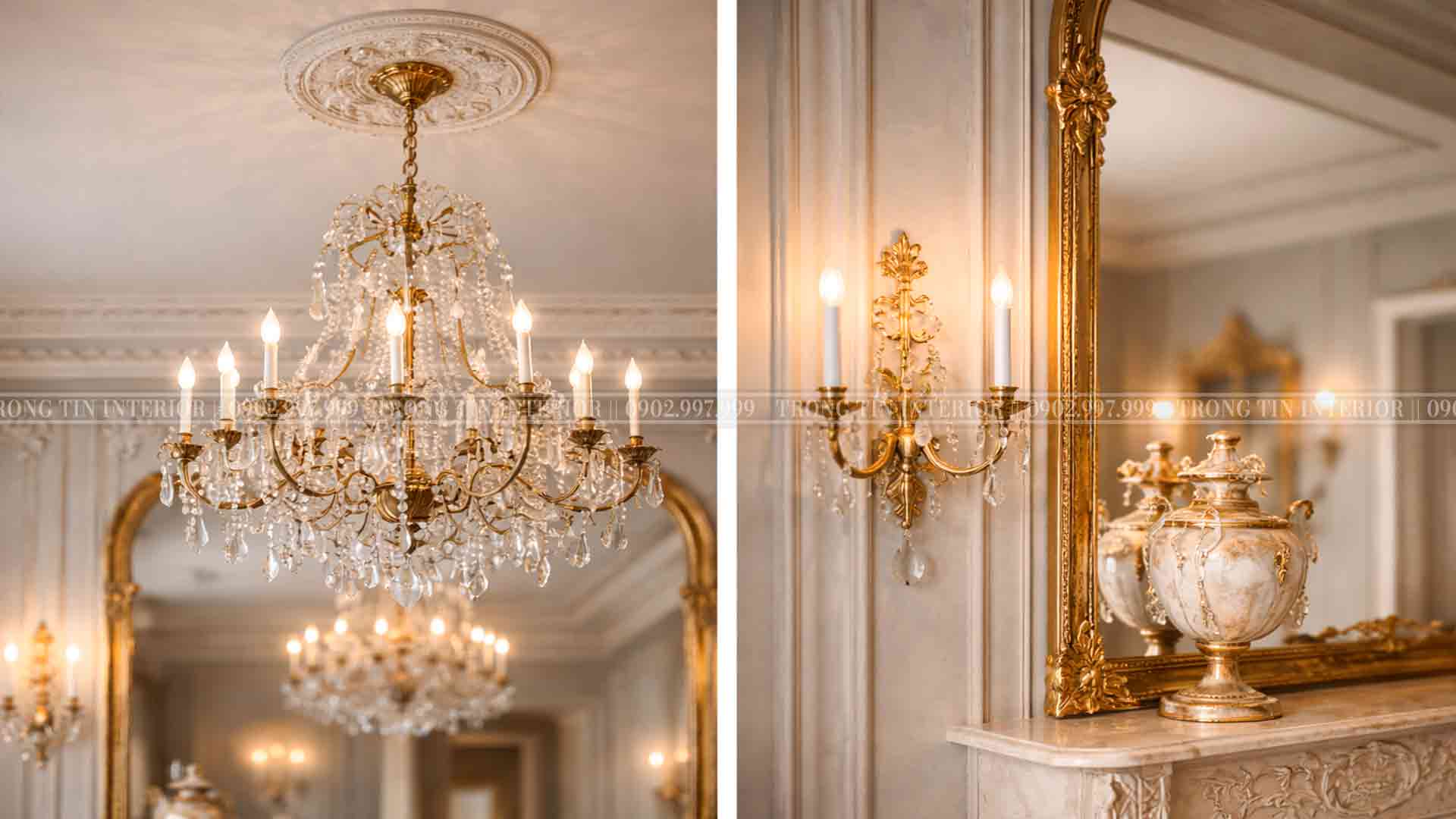 Hệ đèn được sử dụng trong phòng