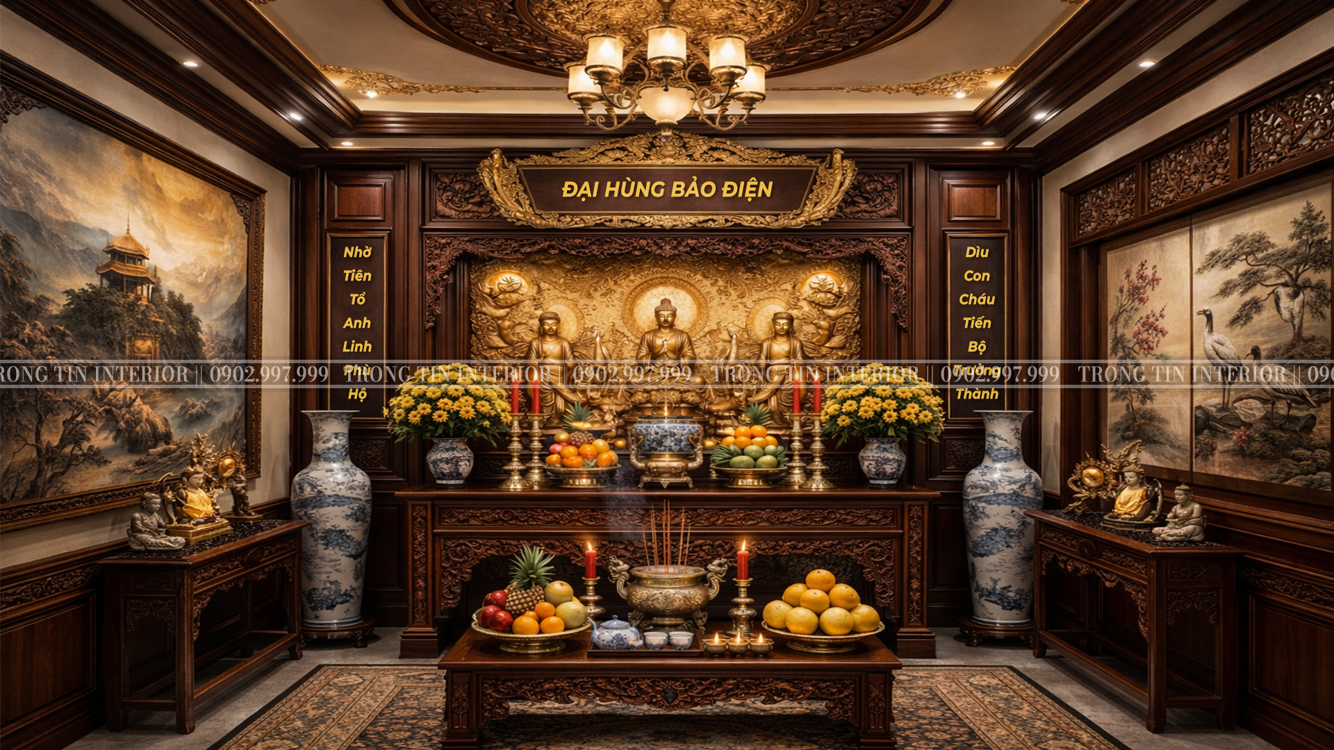 Đại Hùng Bảo Điện - Trọng Tín Interior