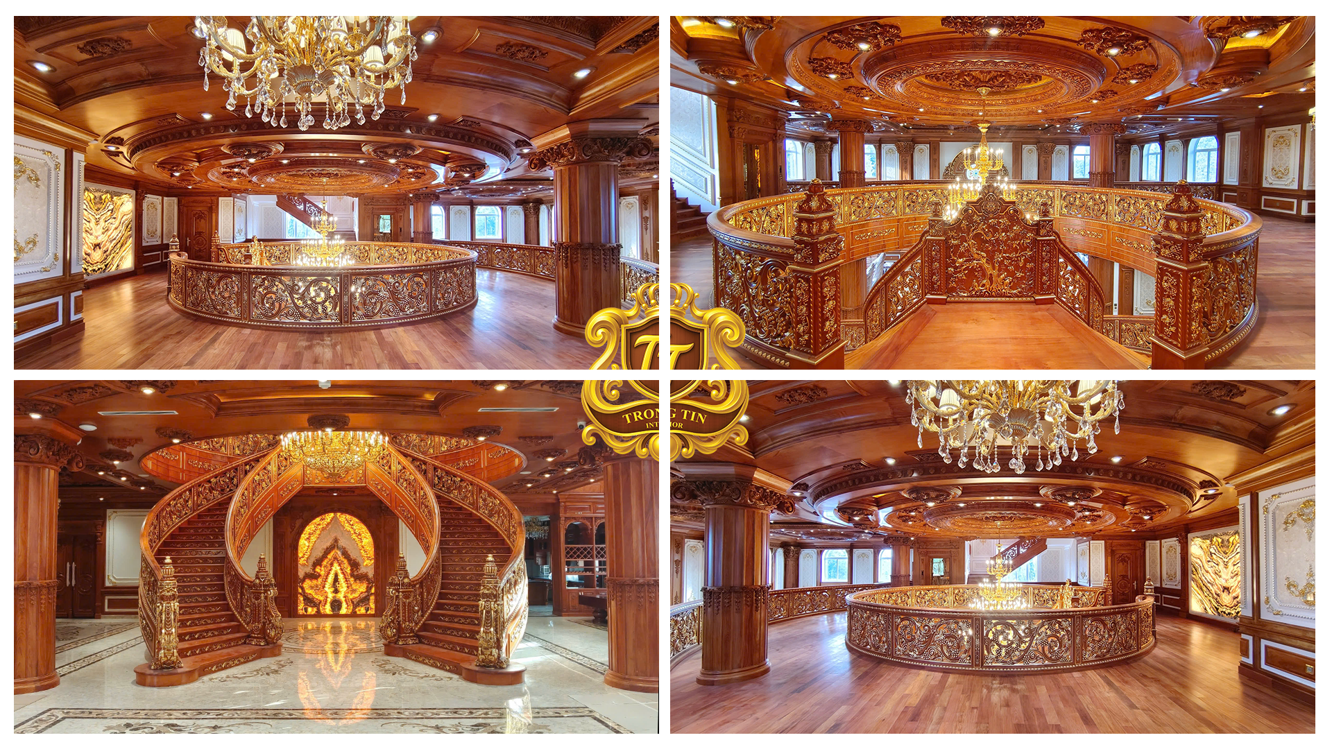 Hình ảnh Đại Sảnh Cổ Điển tại công trình thực tế - Trọng Tín Interior