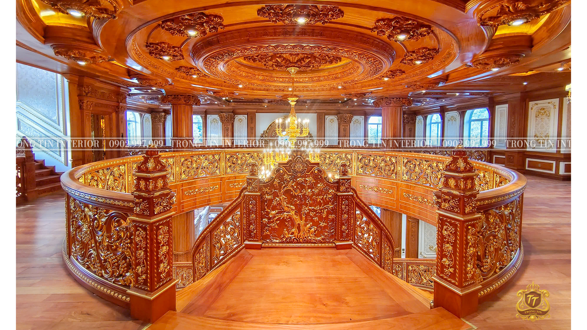 Đại Sảnh Cổ Điển Nhà anh Lang - Thực hiện bởi đội ngũ Trọng Tín-1