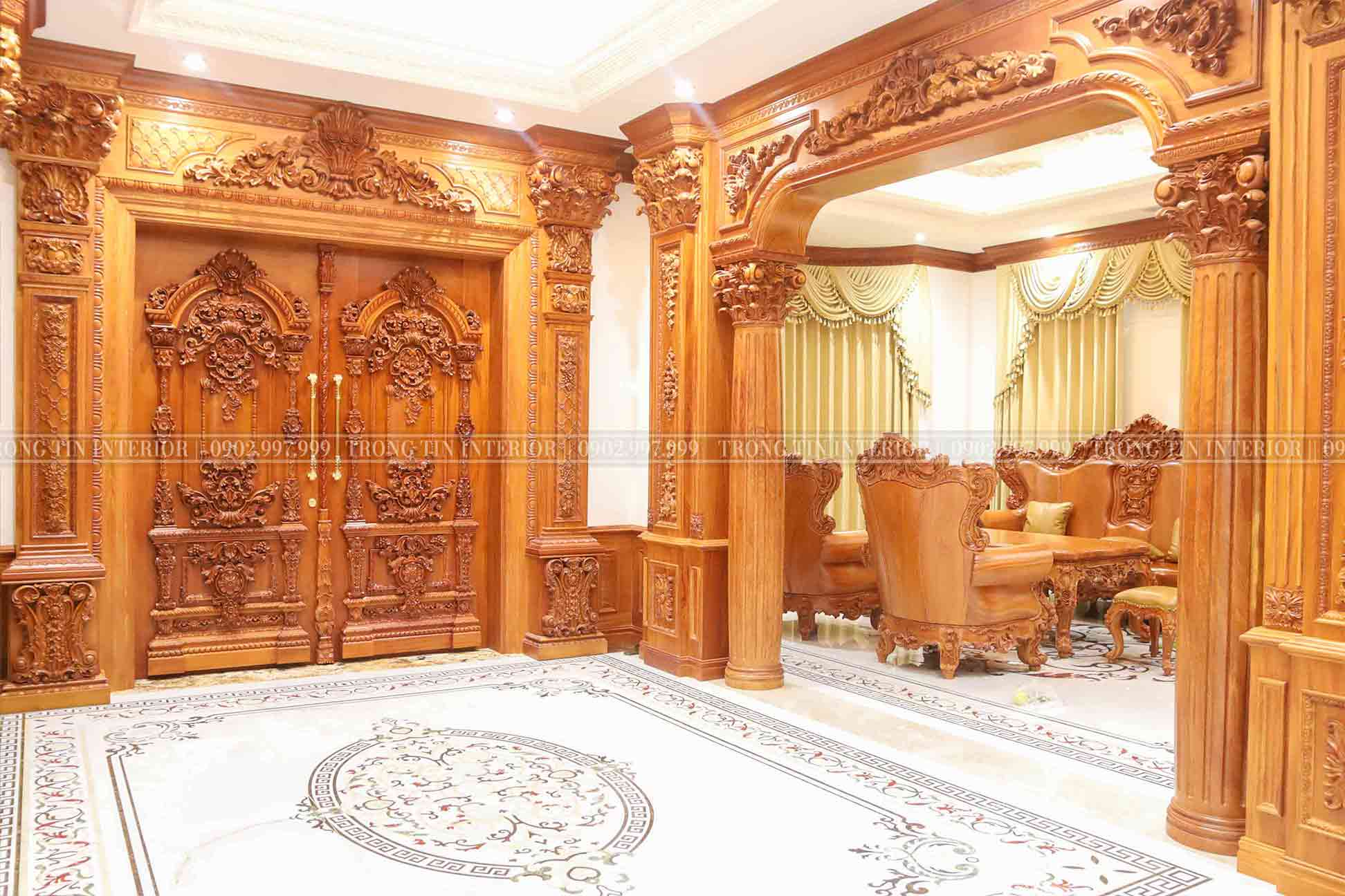Không gian và cửa mặt tiền phòng khách 1