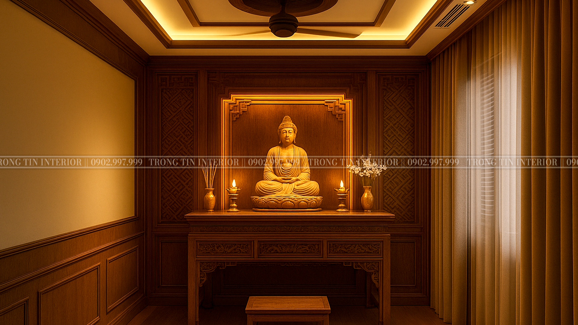 Phòng thờ cổ điển - Tích hợp công nghệ 2026