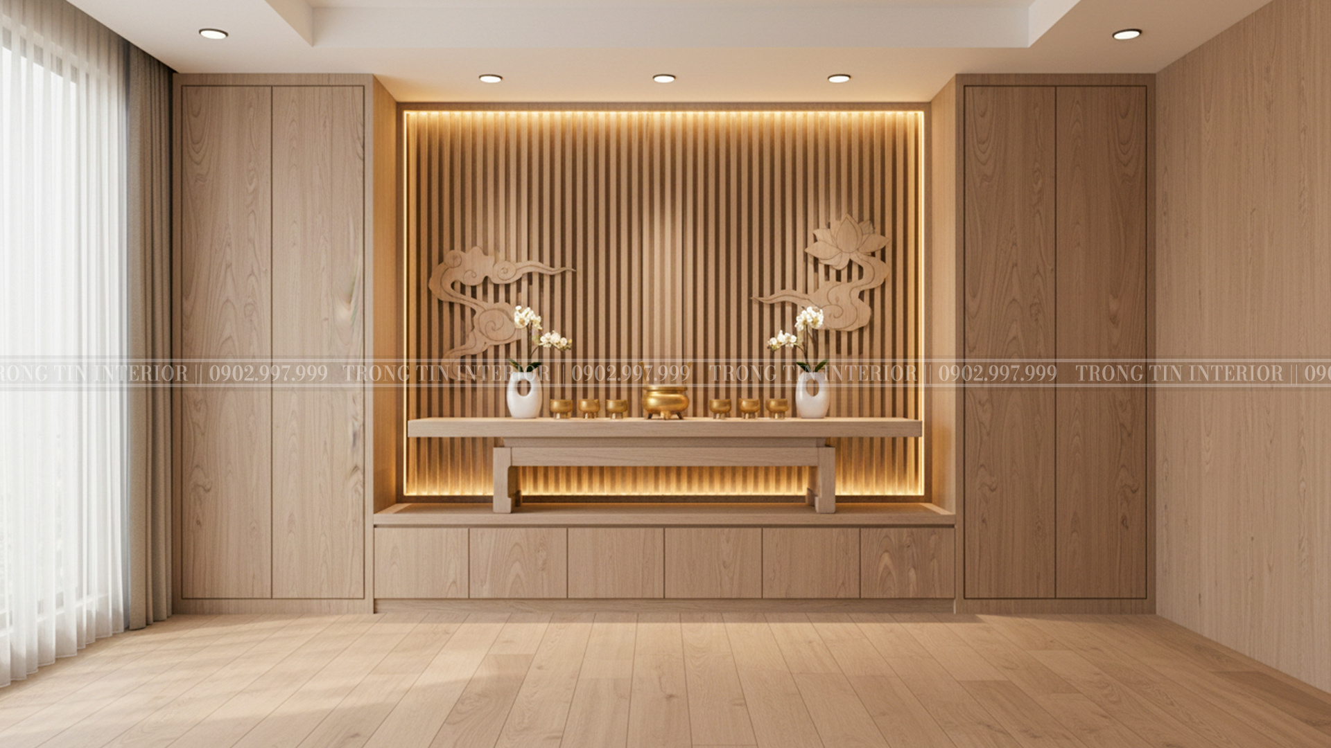 Phòng thờ tân cổ điển - Trọng Tín Interior