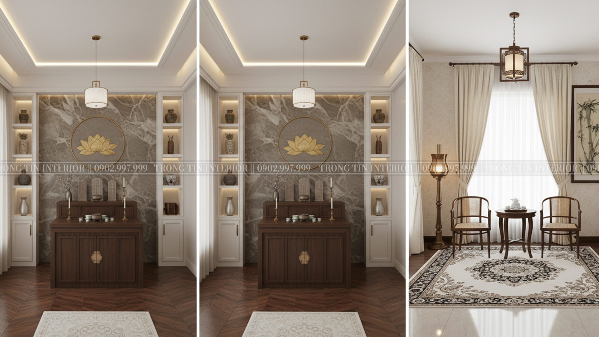Phòng thờ với không gian nhỏ 5 - Trọng Tín Interior