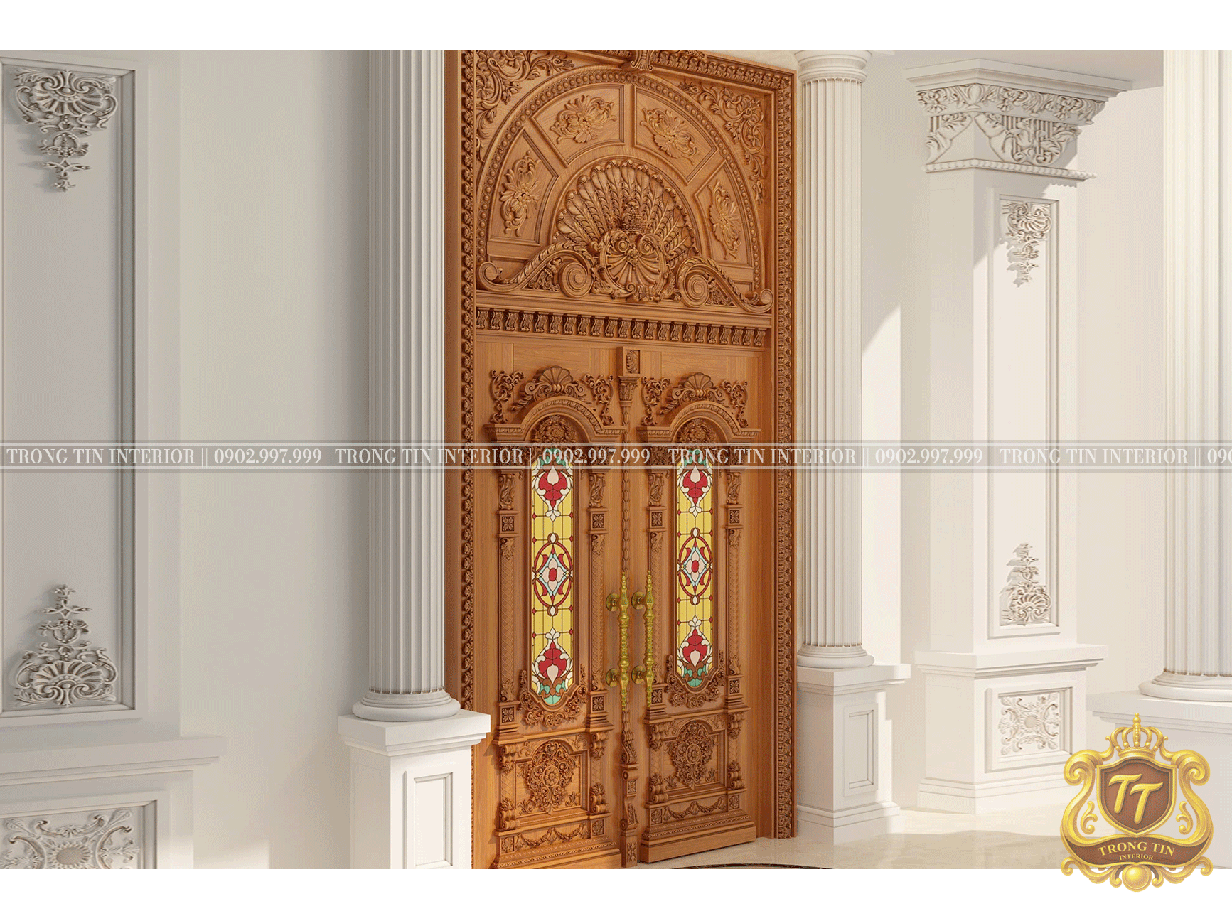 Cửa Mặt Tiền Cổ Điển Mẫu 5