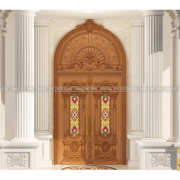 Cửa Mặt Tiền Cổ Điển Mẫu 5