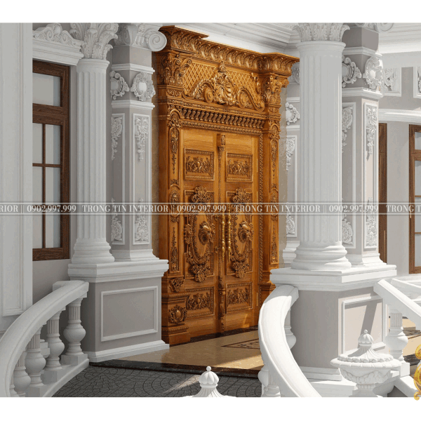 Cửa Mặt Tiền Cổ Điển Mẫu 6