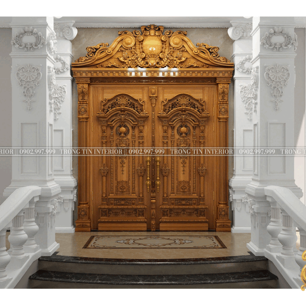 Cửa Mặt Tiền Cổ Điển Mẫu 7