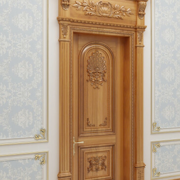 Cửa Phòng Cổ Điển Mẫu 1