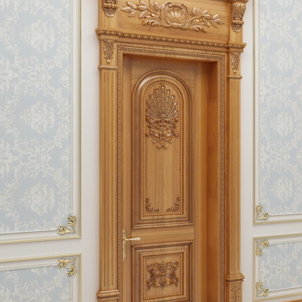 Cửa Phòng Cổ Điển Mẫu 1