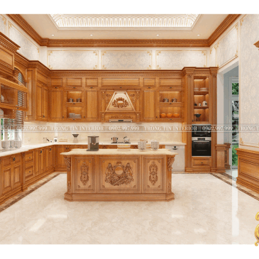 Phòng Bếp Cổ Điển Mẫu 4