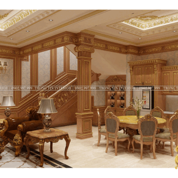 Phòng Bếp Cổ Điển Mẫu 5