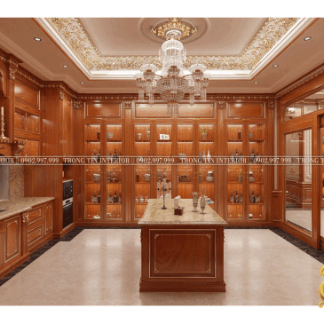 Phòng Bếp Cổ Điển Mẫu 8