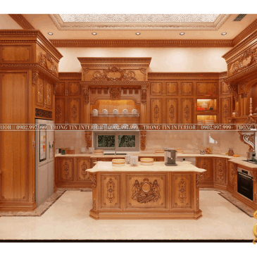 Phòng Bếp Cổ Điển Mẫu 9