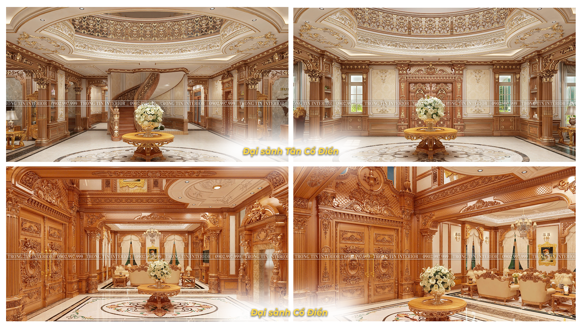 so sánh đại sảnh cổ điển và đại sảnh tân cổ điển