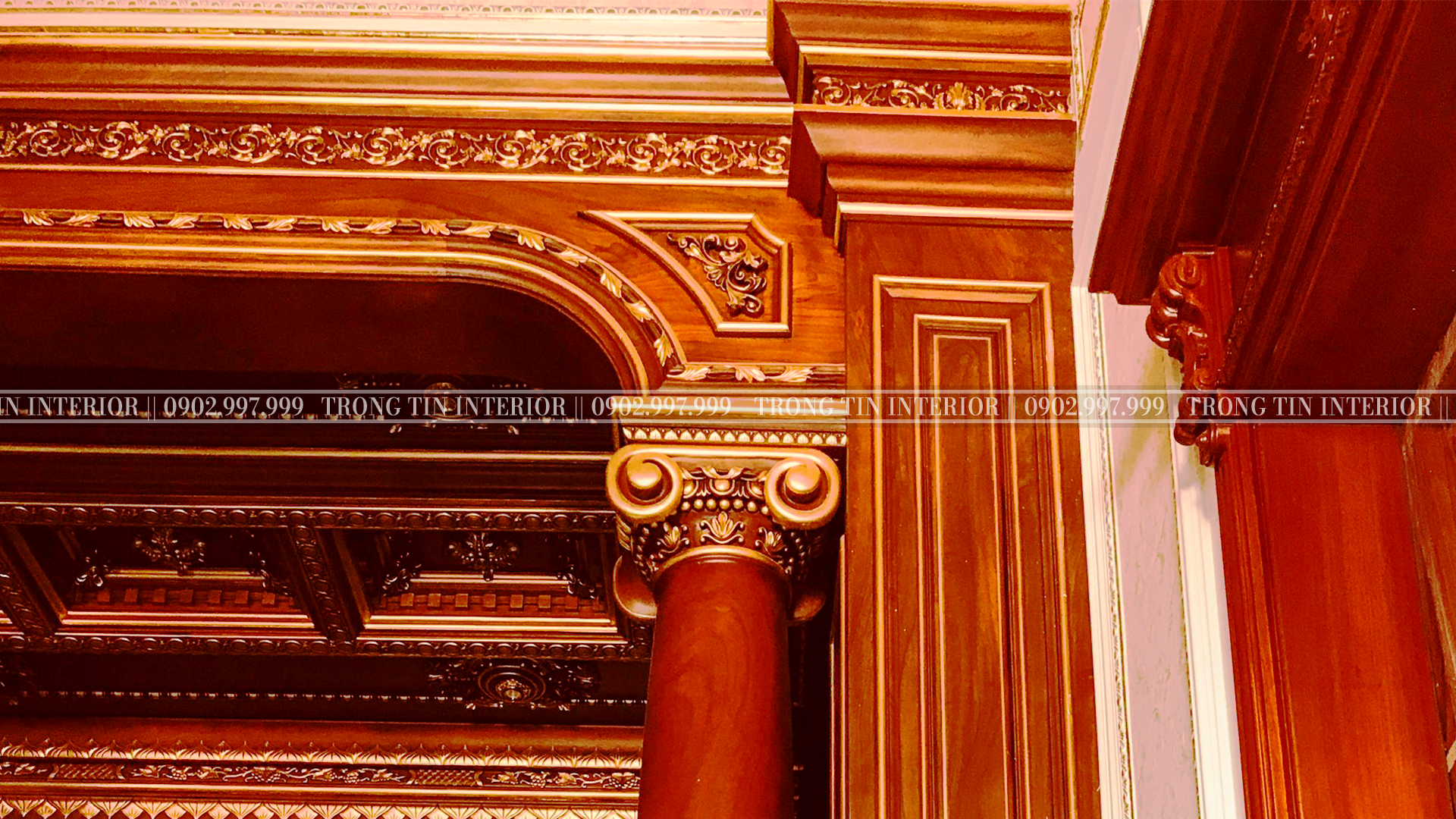 Hình ảnh Phào Chỉ - Trụ Cột tại công trình thực tế